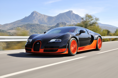 Bugatti-Veyron oil change